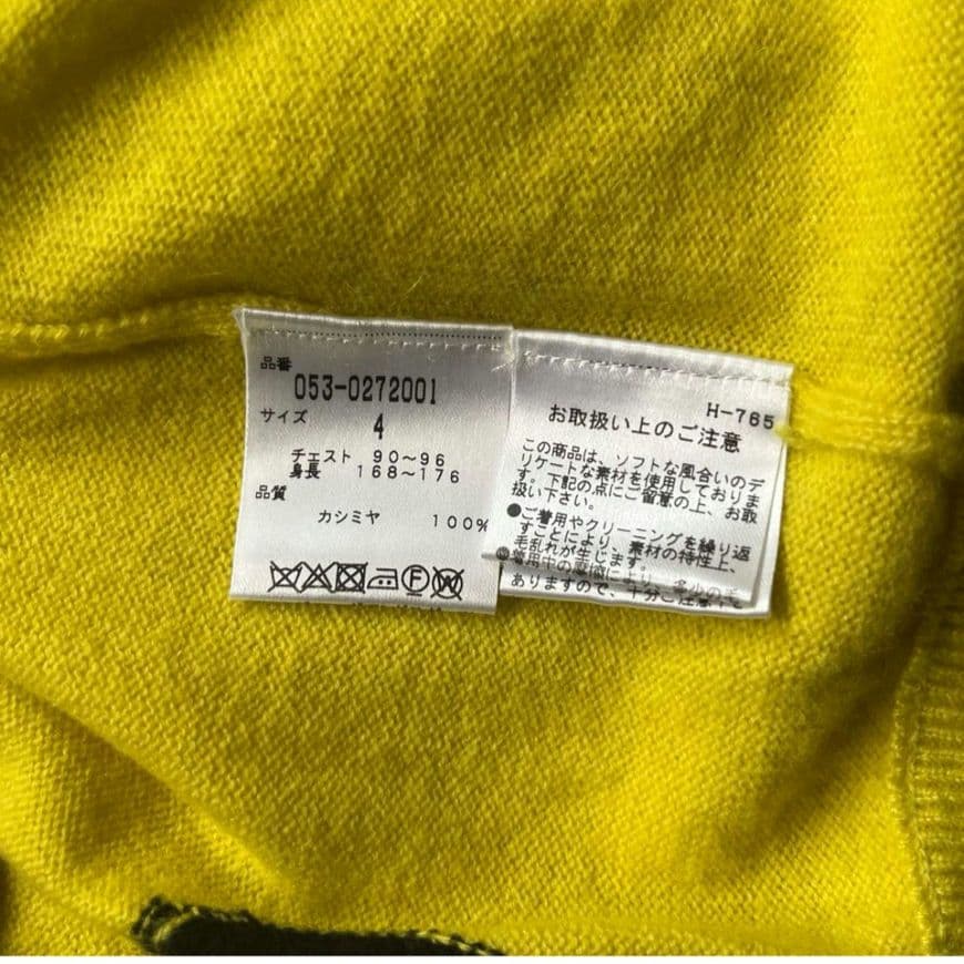 パーリーゲイツ　カシミヤ100%　ダブルジップアップ　ニット　ゴルフウェア