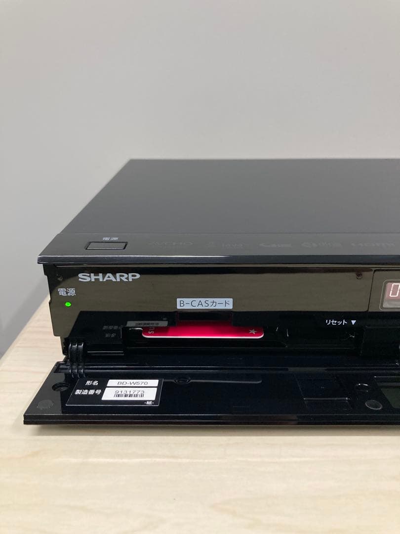 かなり綺麗　シャープ　AQUOS ブルーレイ　BD-W 570