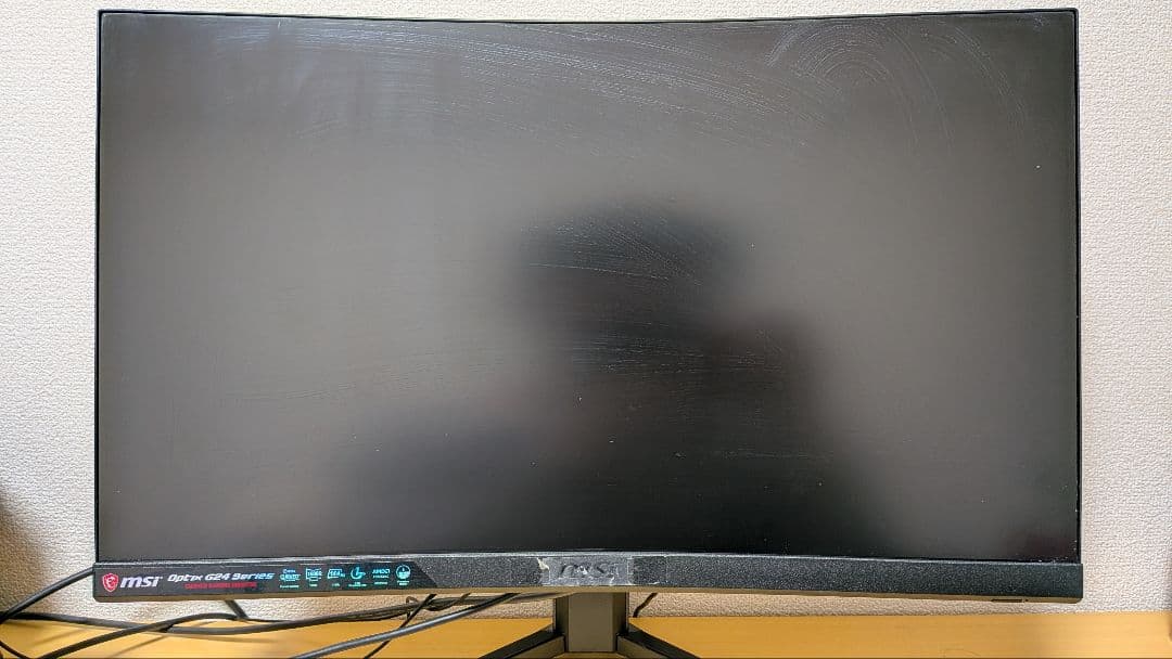 MSI ゲーミングモニター Optix G24C4　湾曲モニター フルHD