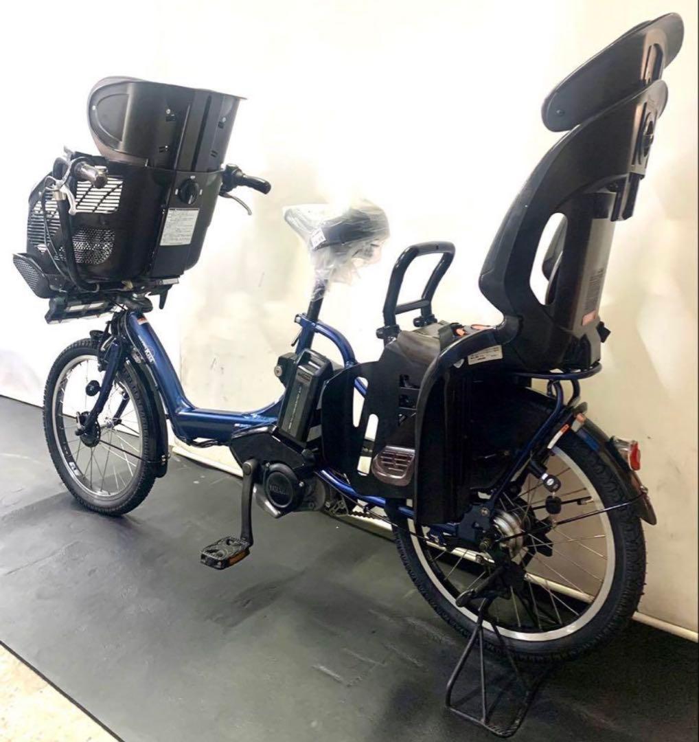 1年保証 送料無料　ヤマハ　パスキッス　20インチ　紺色　電動アシスト自転車