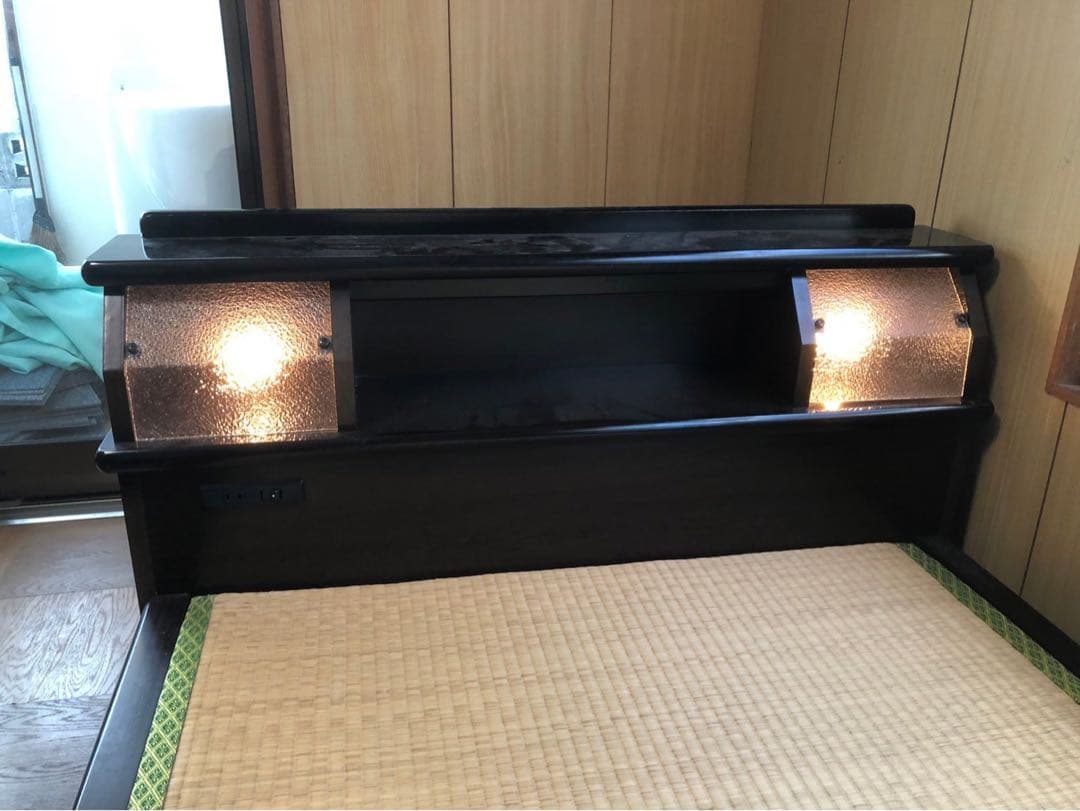 収納付きベッド　シングルベッド