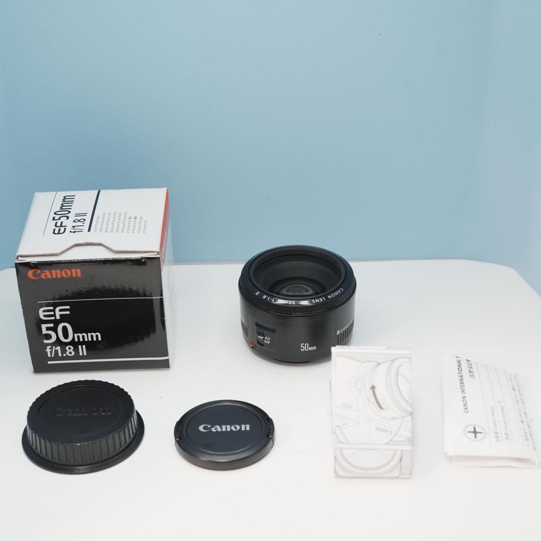 Canon純正 50mm F1.8 標準レンズ 美品 a5191