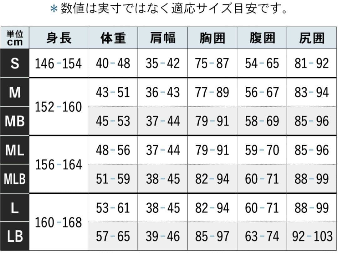 フルスーツ 　レディース