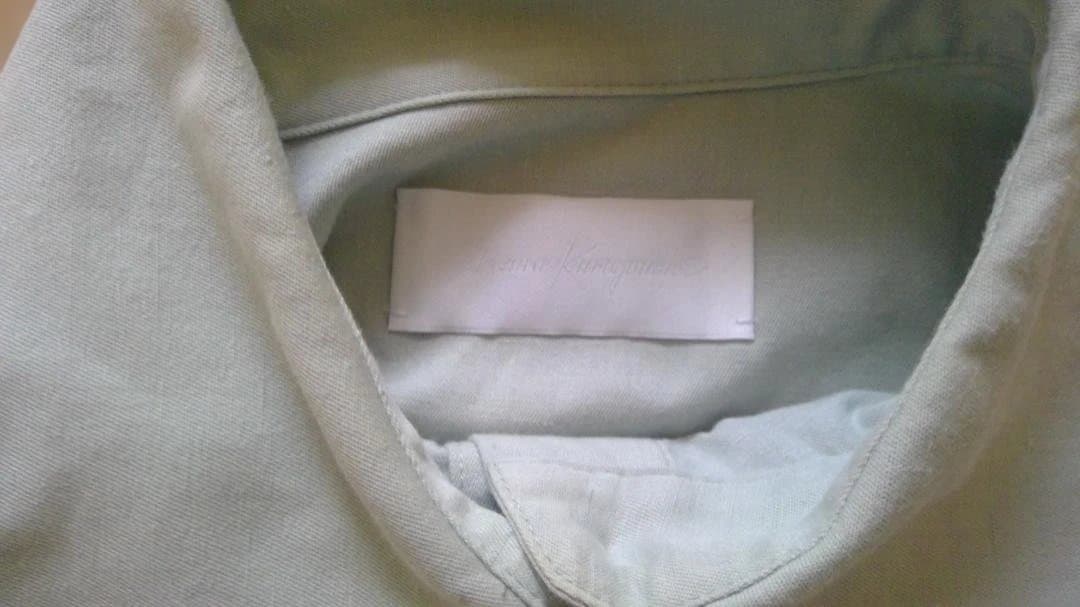 マメクロコウチ 薄緑 長袖シャツ