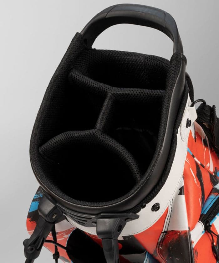 デサントゴルフ【万美コレクション】オリジナルプリントキャディバッグ(スタンド式)