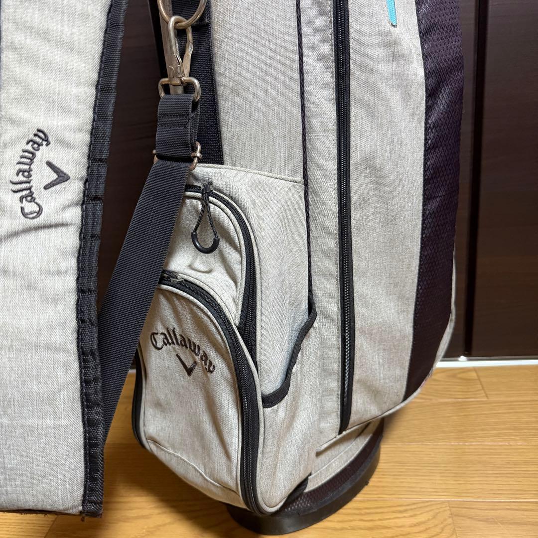 Callaway スタンド式キャディバッグ ゴルフバッグ グレー