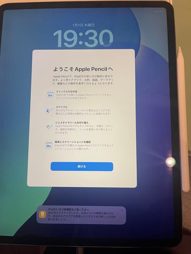iPad Pro 2018 12.9 インチWifi+ Apple pencil