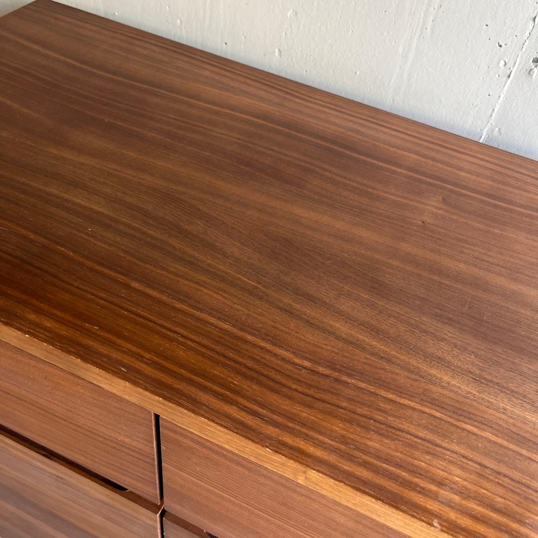 美品・廃盤希少★無印 ウォールナット材キャビネット・木製扉