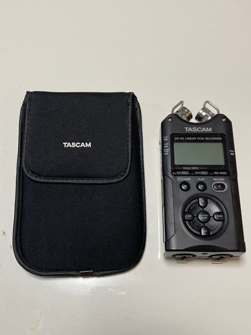 tascam DR-40 ver2 レコーダー　本体とケース