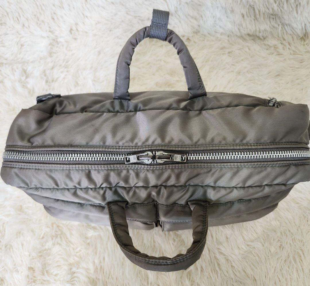 希少 PORTER タンカー 3way ビジネスバッグ シルバーグレー