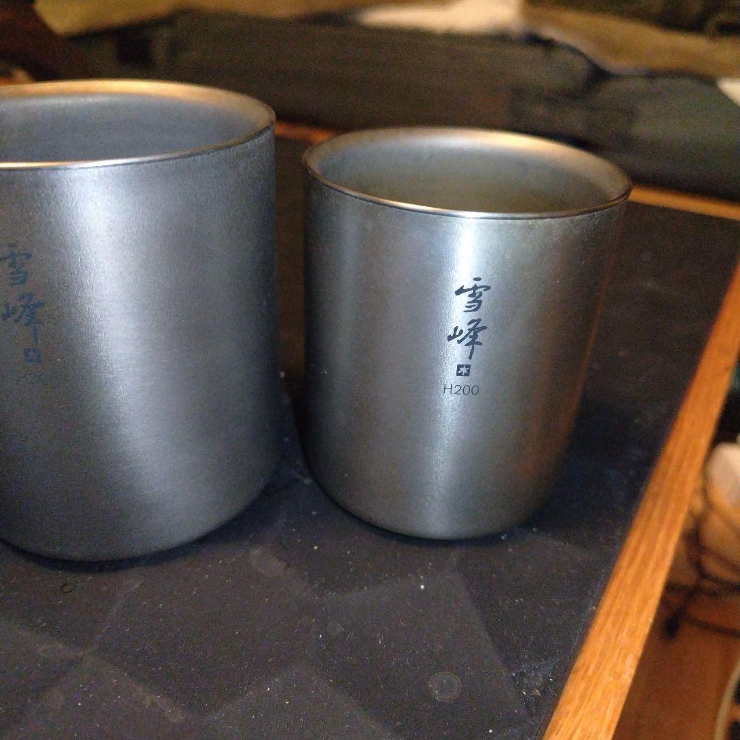 がく様　スノーピーク　チタンダブルマグ　雪峰 セット