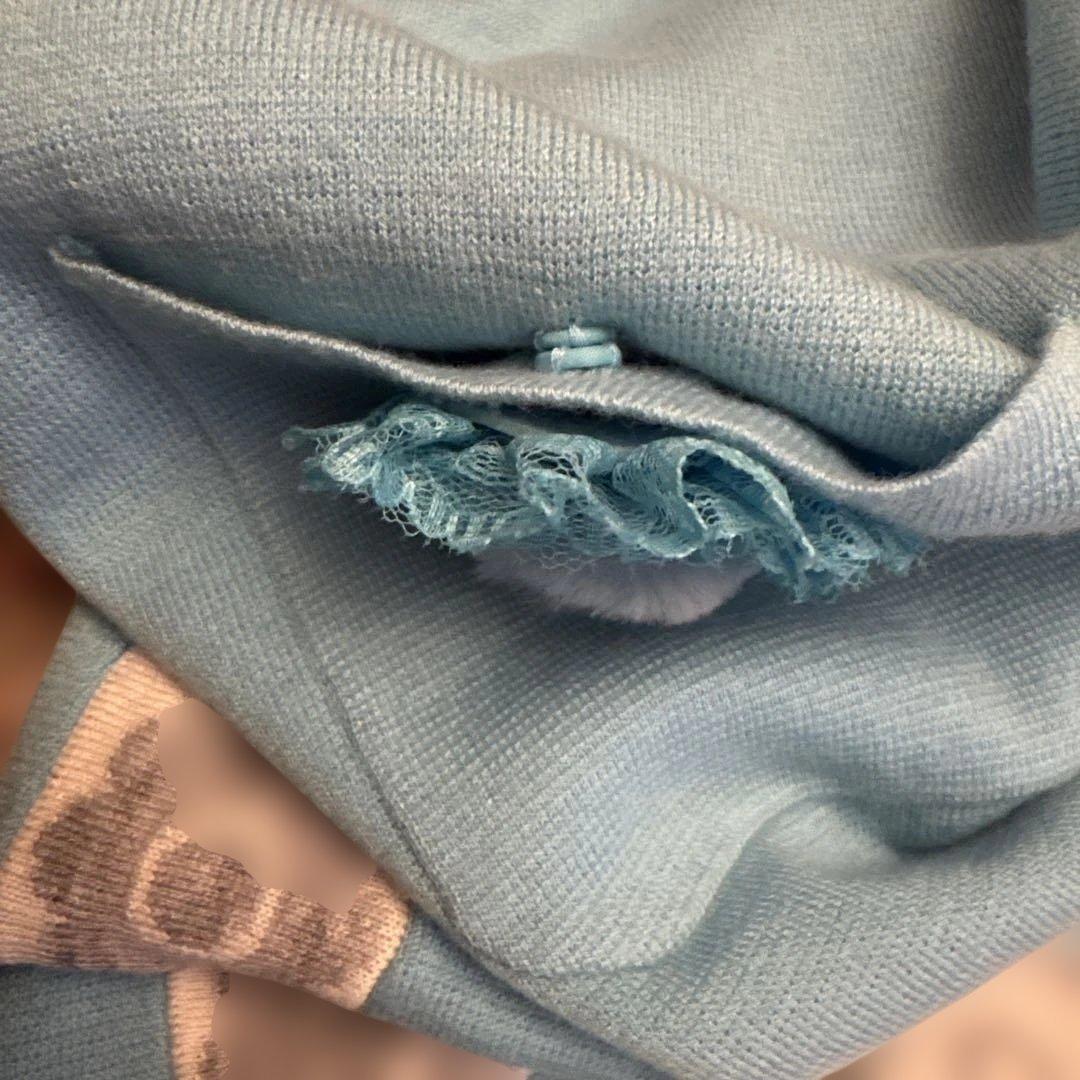 Super Beauty❣️キラキラビジューニット長袖ワンピース　新品未使用