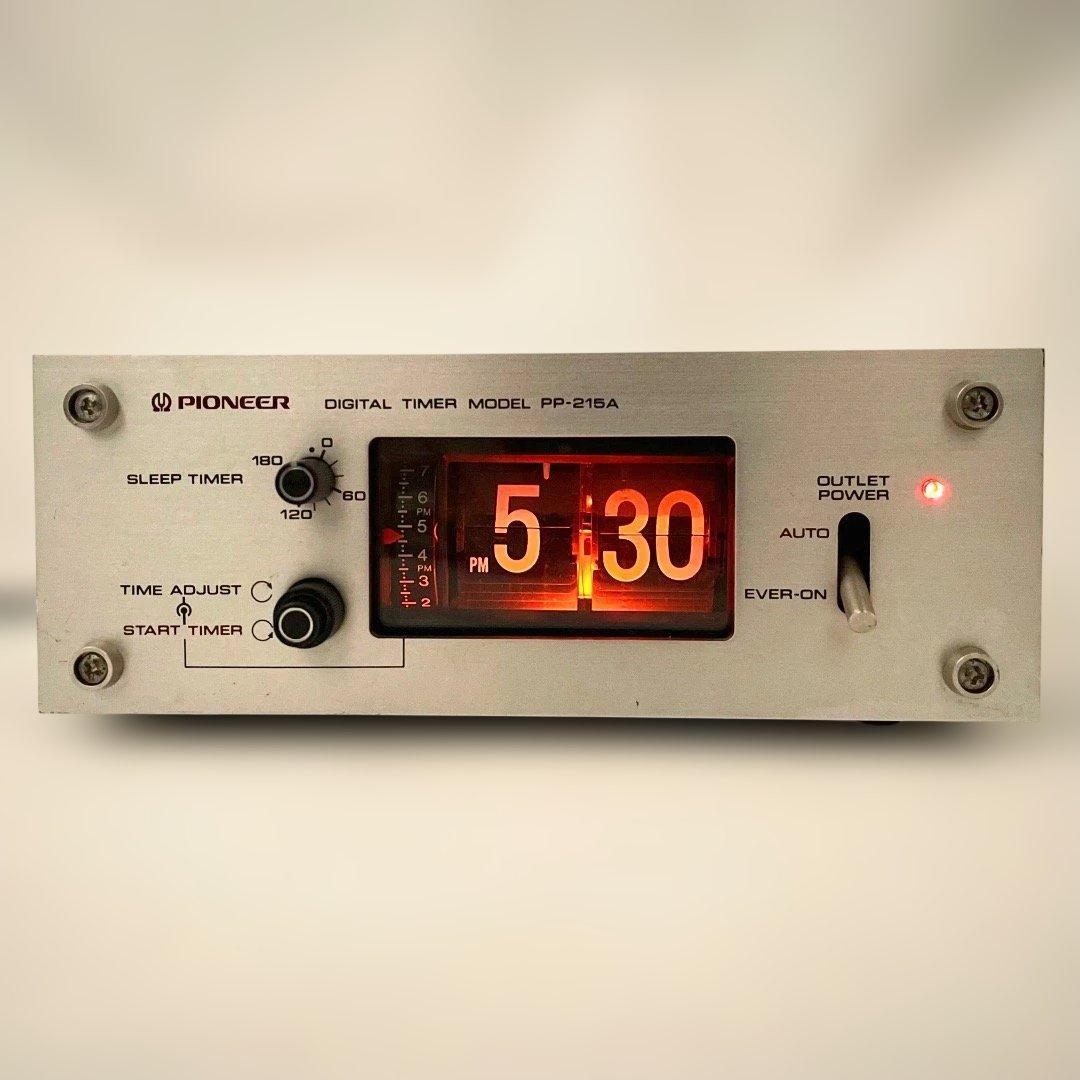 PIONEER パイオニア　デジタルタイマーPP-215A パタパタ式 送料無料