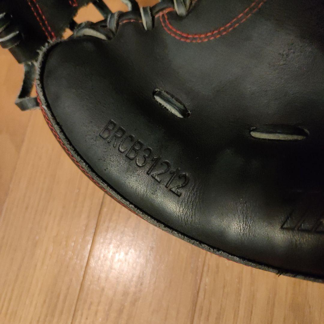 美品 ZETT 軟式 キャッチャーミット ネオステイタスVL 右投用 黒 ①