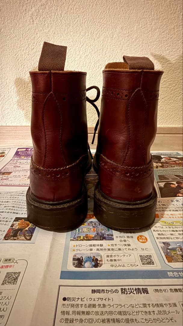 ま*こ様 Trickers L5411 Burnished Brogueブーツ