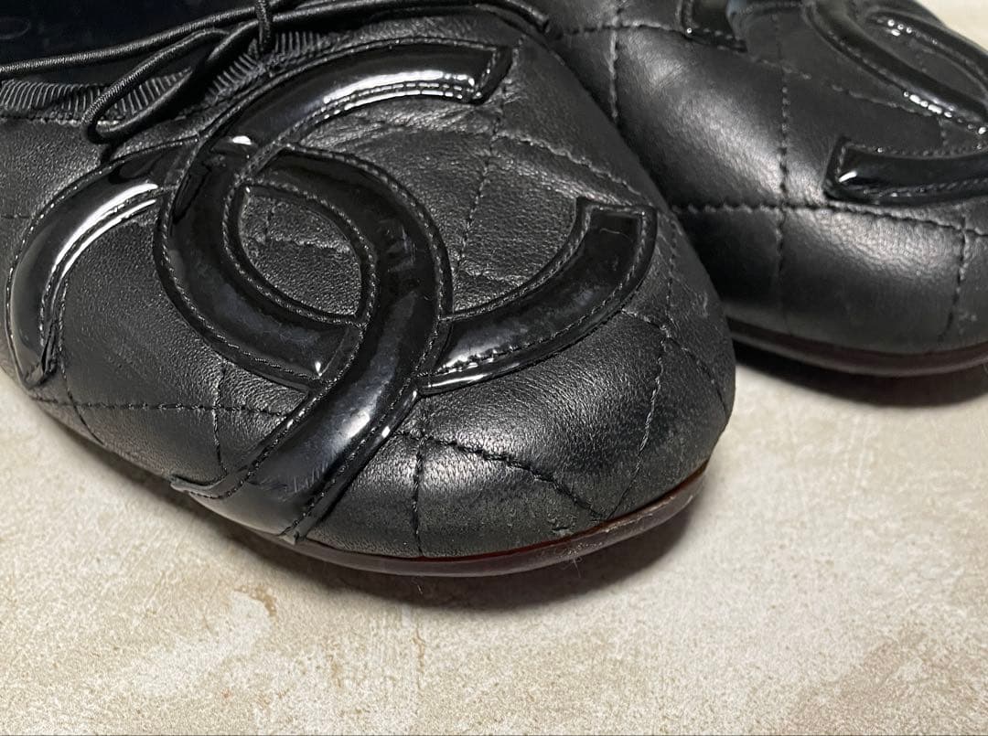 CHANEL カンボンライン　バレエシューズ　バレリーナ　39(25cm)