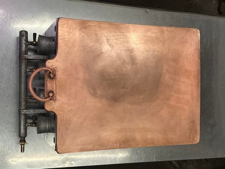 一文字火床(銅一枚板)