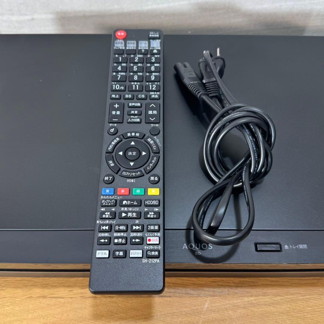 SHARP ブルーレイ 2B-C20BT3 3番組同時録画 2TB d4019