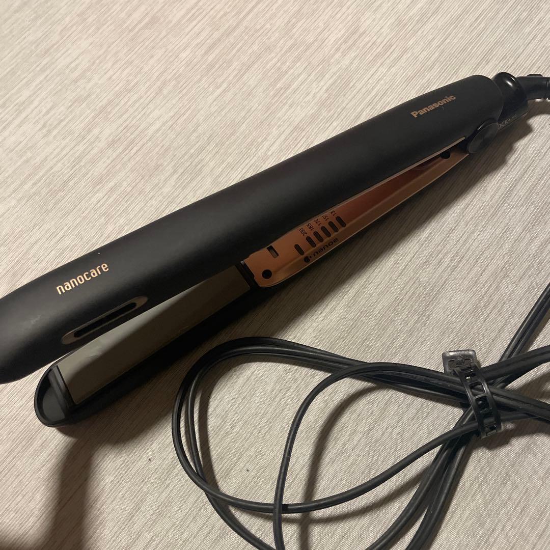 Panasonic nanocare ストレートヘアアイロン ブラック