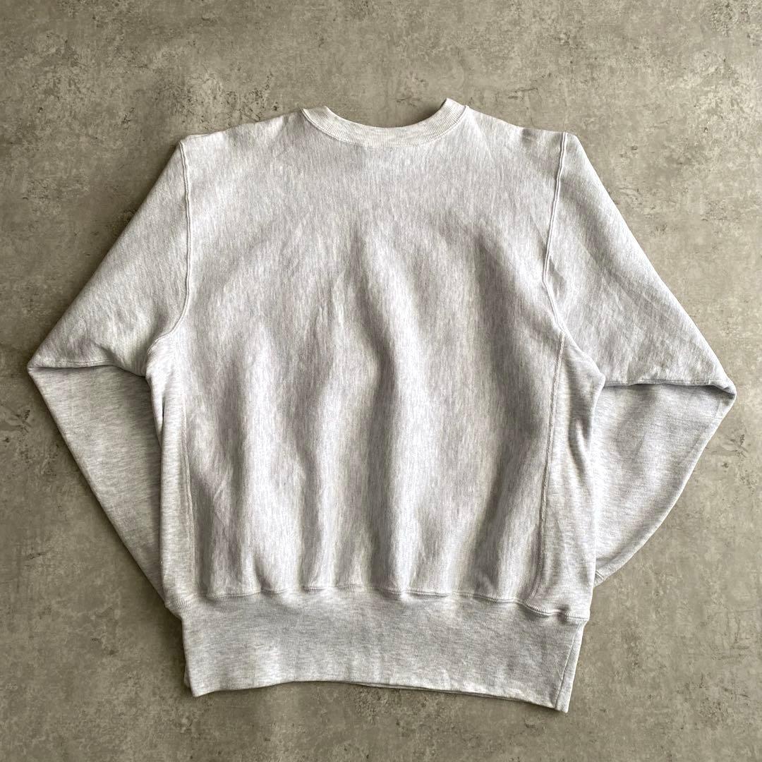 デッドストック90sチャンピオンMITリバースウィーブLグレー