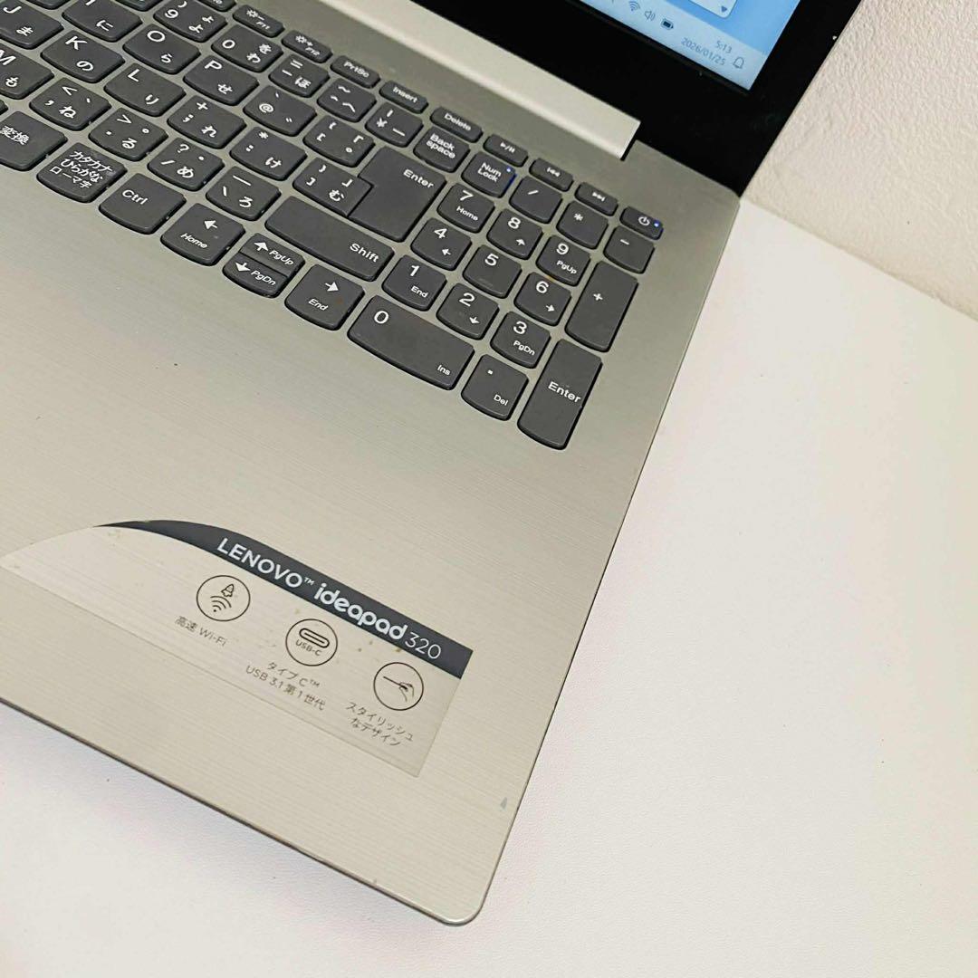 Y65 LENOVOノートパソコンSSDメモリ12G大容量高速Windows11