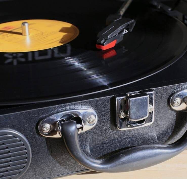 ポータブル レコード プレーヤー  スピーカー  ターンテーブル