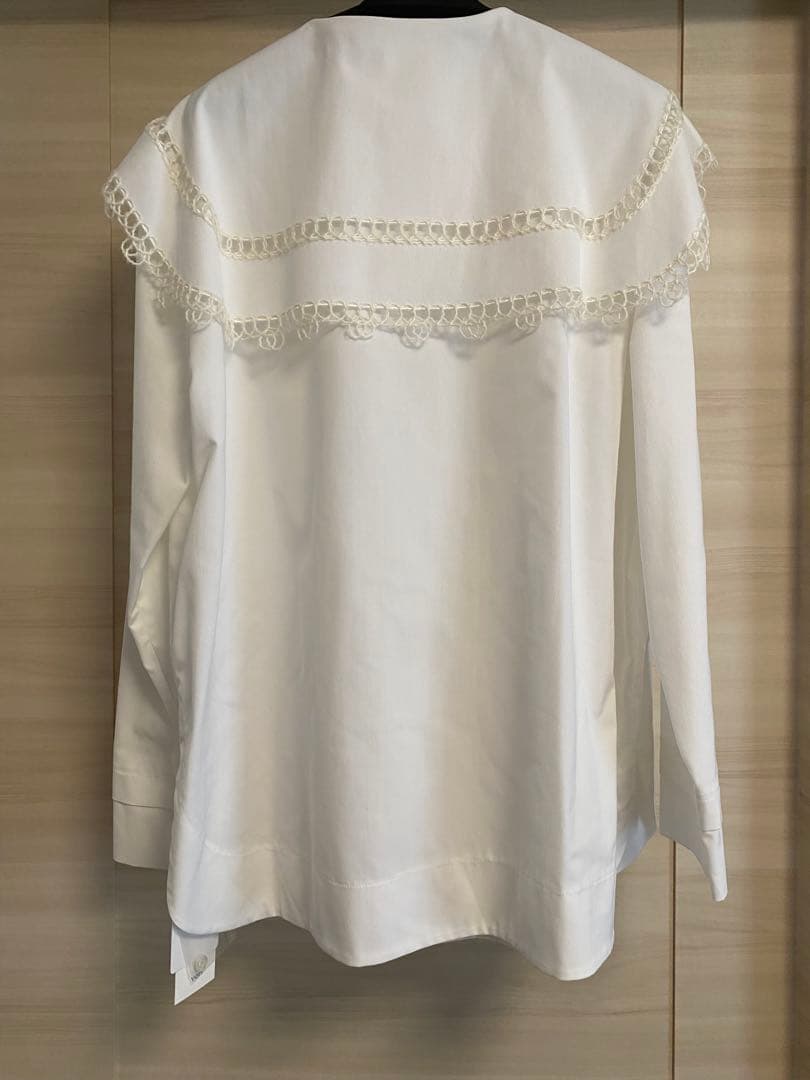 【新品・タグ付き】yori shiroconループ刺繍ロングスリーブ 38 白