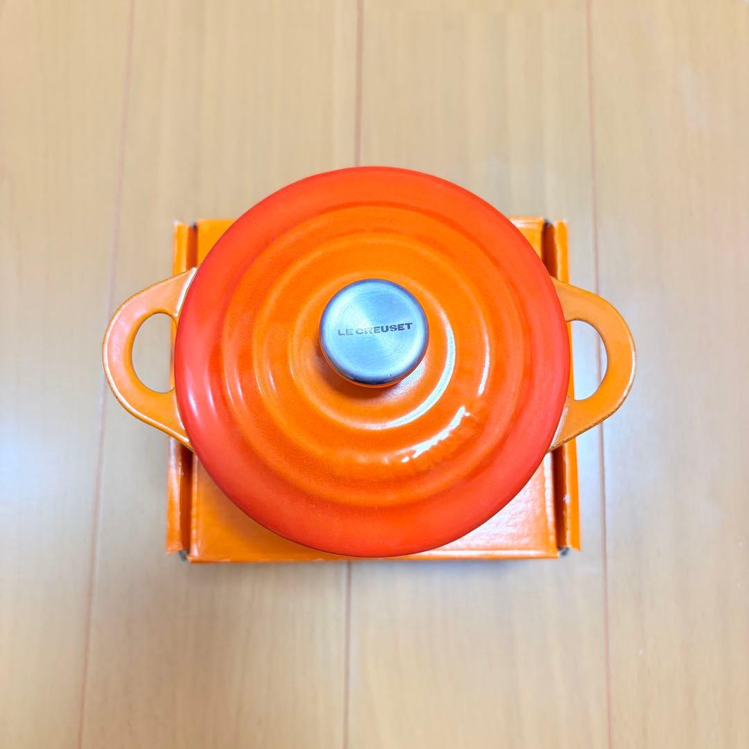 LE CREUSET ci ミニココット　オレンジ