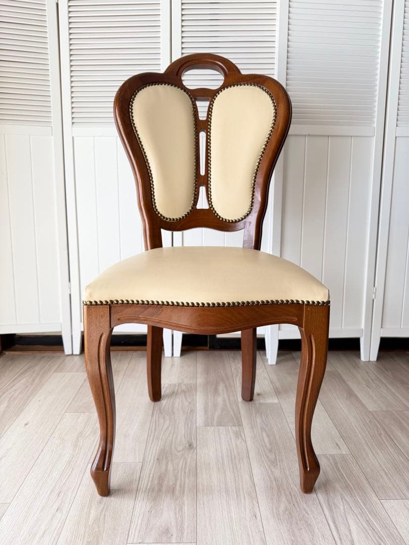 ①サルタレッリ ダイニングチェア 猫脚チェア 1脚　(4脚同時販売)