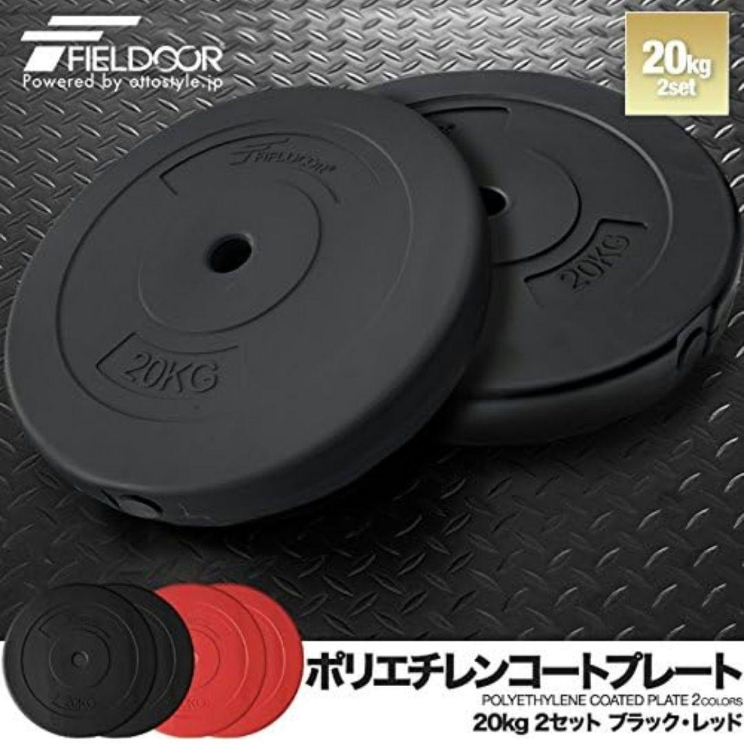 FIELDOORシャフト　２０キロプレート ２枚セット