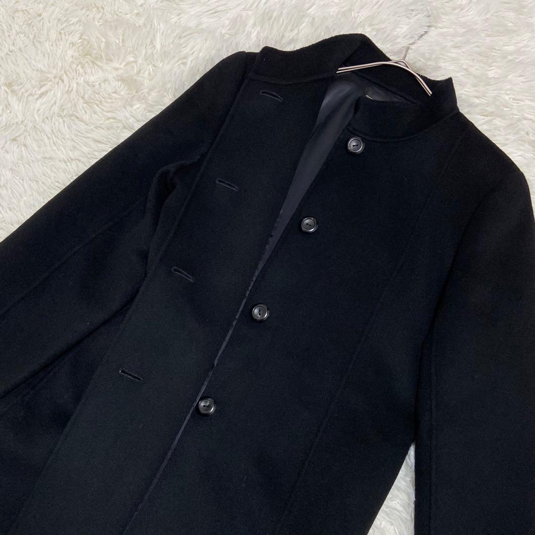 【極美品】レリアン カシミヤ スタンドカラー コート 大きめ ゆったりめ