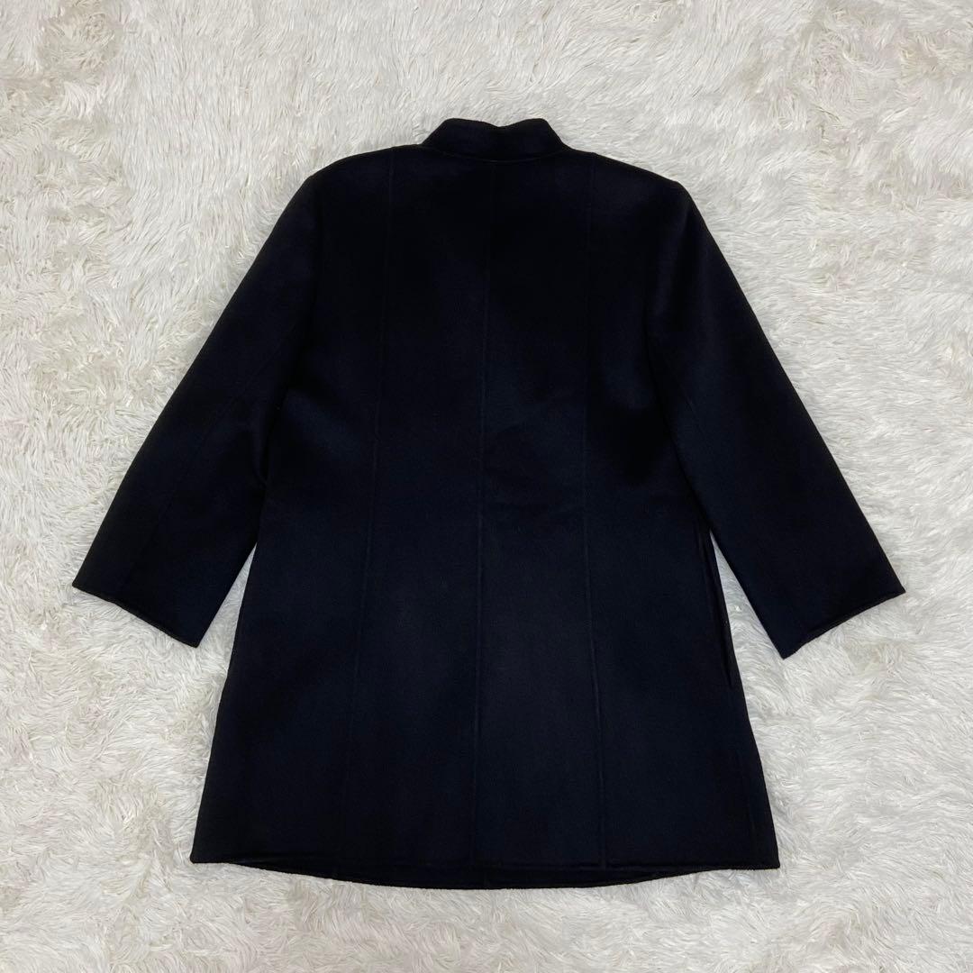 【極美品】レリアン カシミヤ スタンドカラー コート 大きめ ゆったりめ