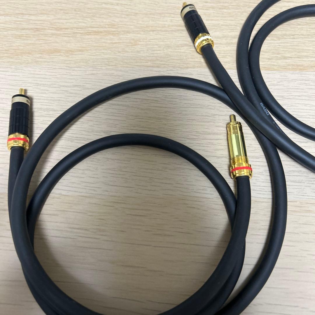 お盆価格8/13〜8/18 SAEC SL-1980 RCAケーブル2本セット