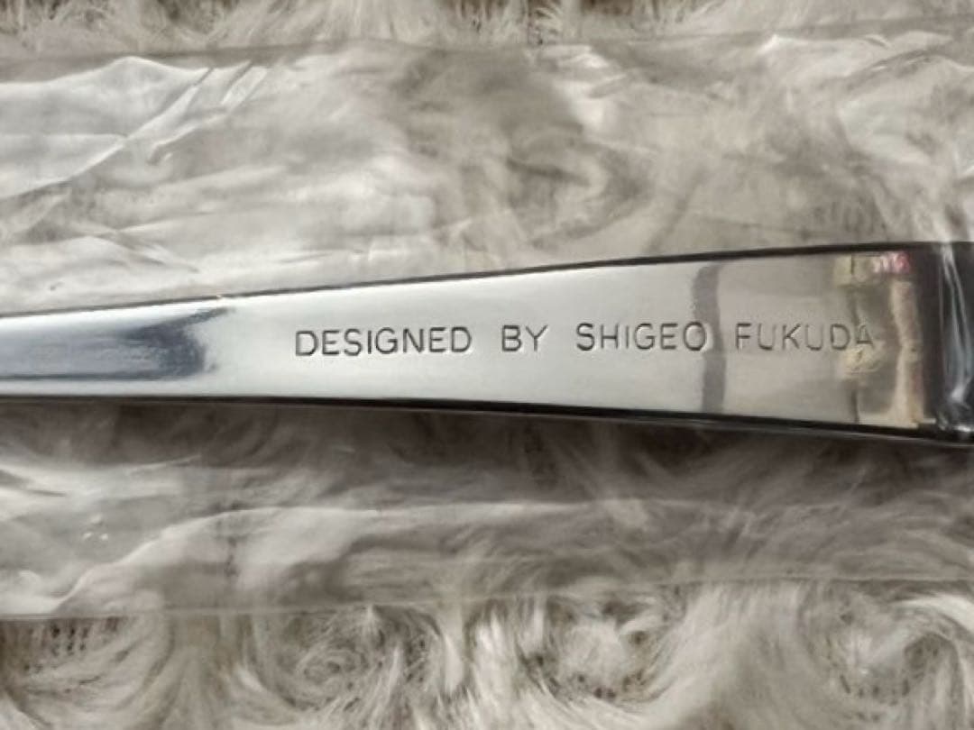 福田繁雄　カトラリー　福田繁雄デザインスプーン“ニューウェーブなスプーン”