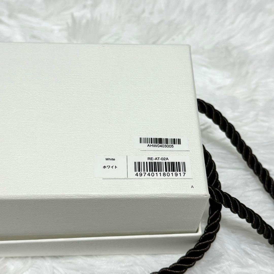 【新品同様】 リファ ストレートアイロン プロ RE-AT ホワイト 水色