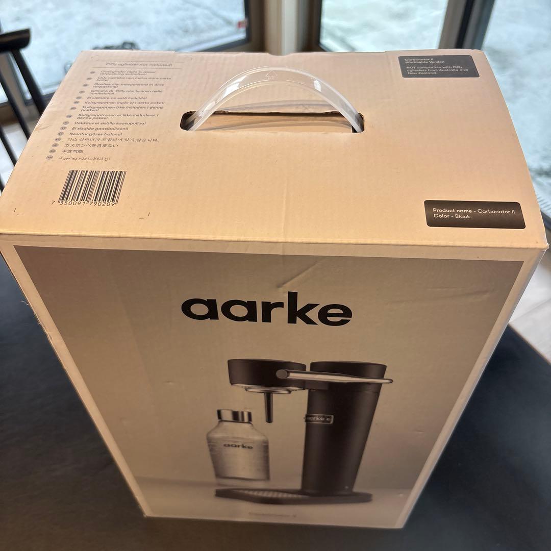aarke 炭酸水メーカー ブラック