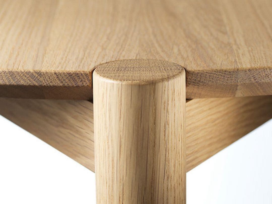 新品未使用　フライミー購入　モブラー　木製丸テーブル　おしゃれ