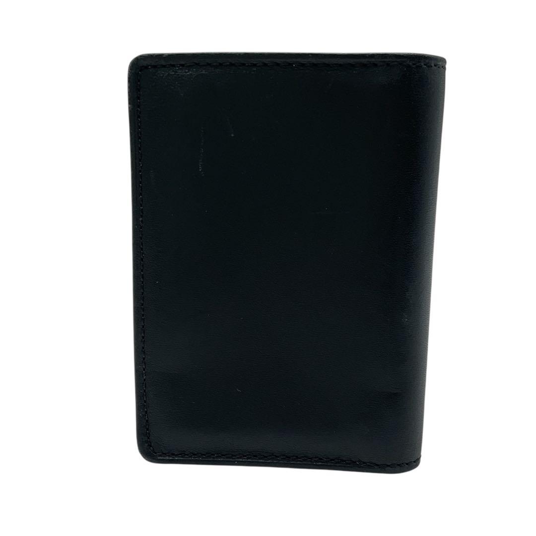 美品 TUMI トゥミ カードケース パスケース 名刺入れ ブラック レザー 黒