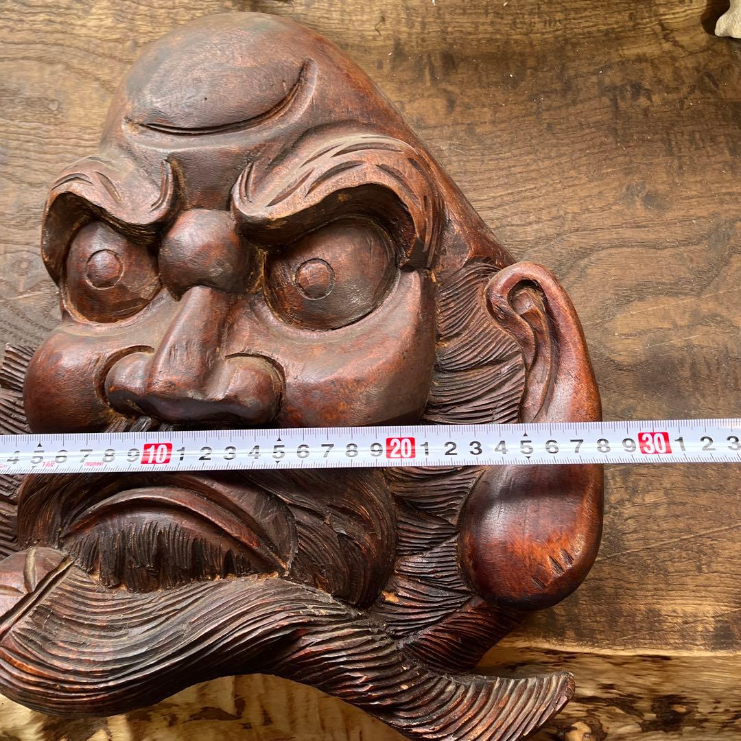 木彫り／お面／魔除け／壁掛け／骨董