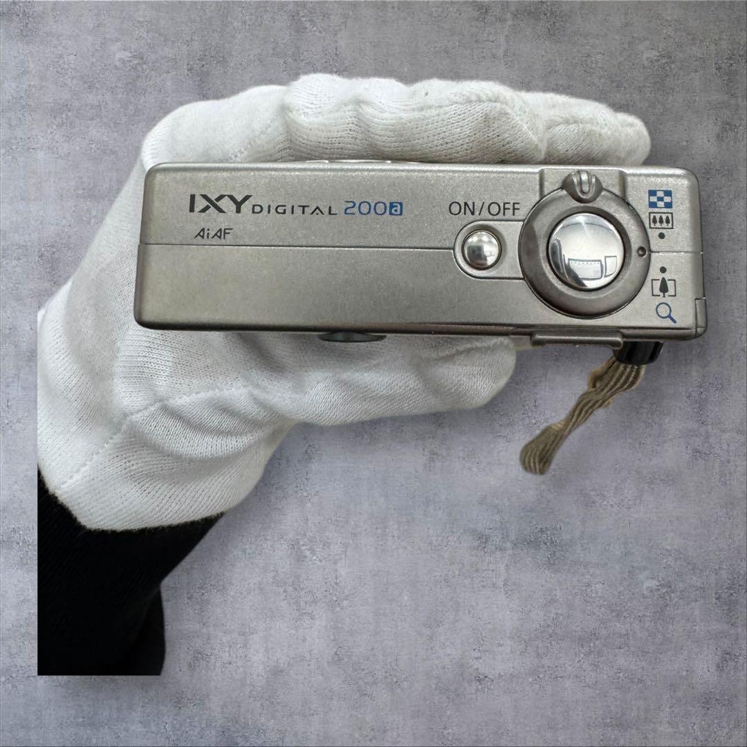 Canon IXYデジタル200 aシルバー コンパクトデジタルカメラ デジカメ