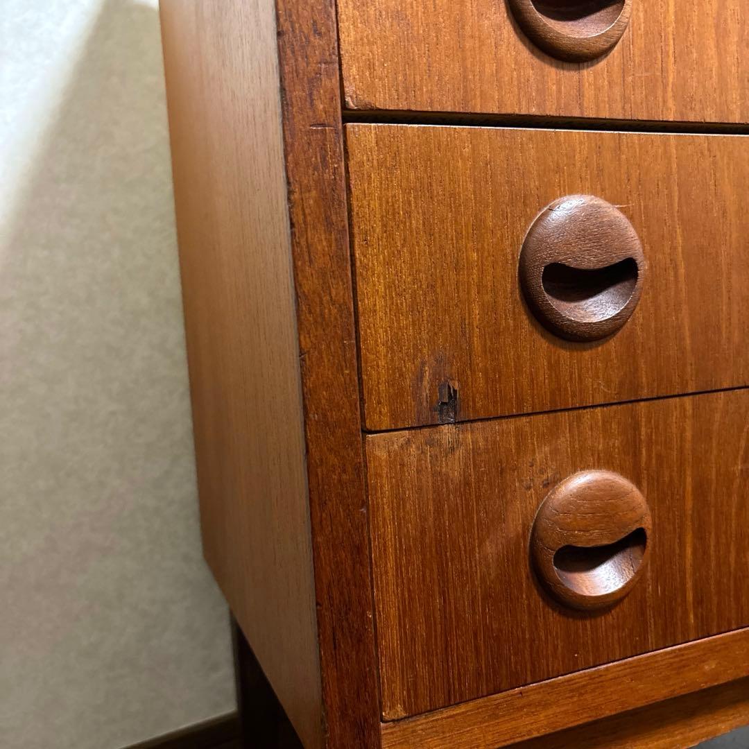 【良品】ヴィンテージ チェスト チーク材 デンマーク
