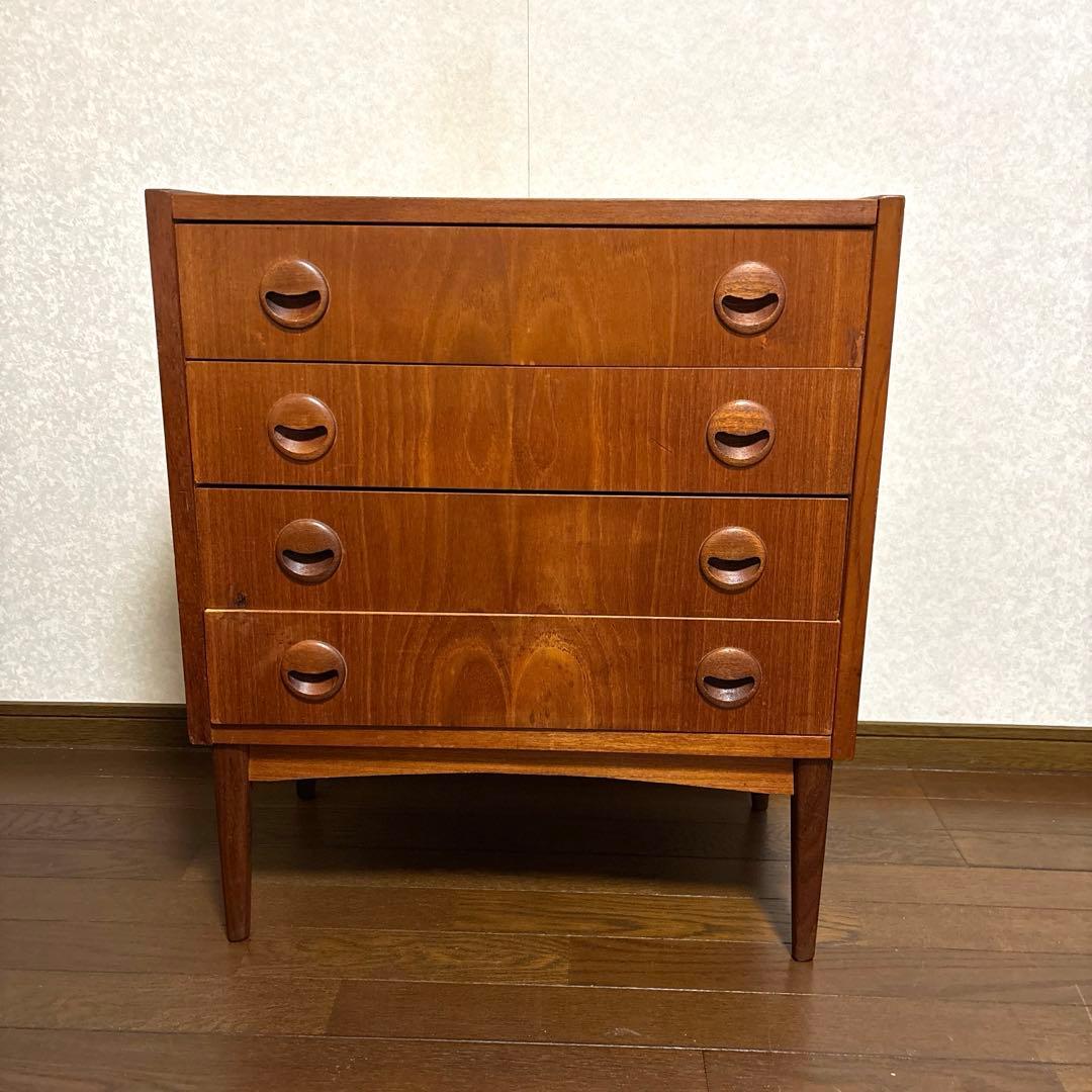 【良品】ヴィンテージ チェスト チーク材 デンマーク