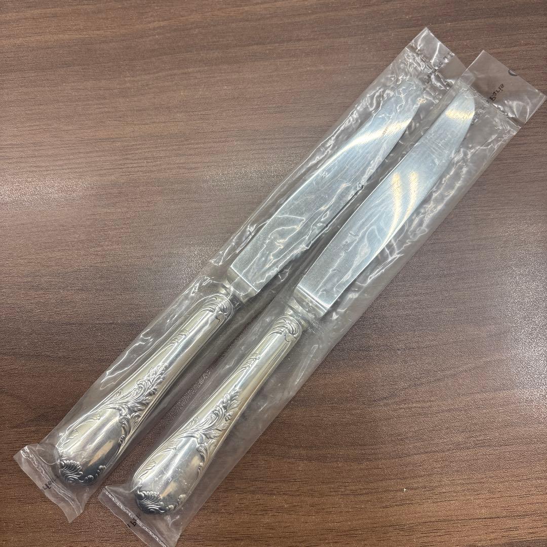 未使用品 クリストフル マルリー ディナーナイフ 2本セット シルバー