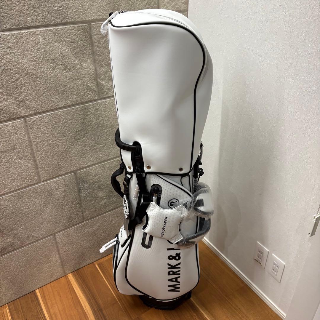 【新品】MARK & LONA GOLF キャディバッグ　ホワイト　9型