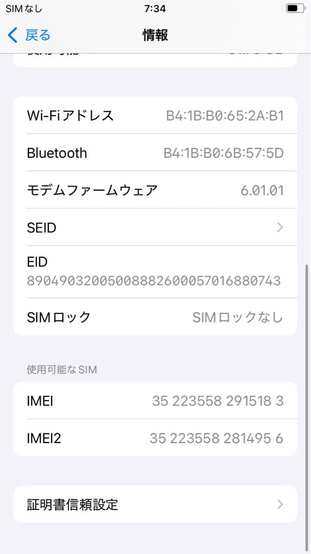 Apple iPhone SE 64GB (MHGP3J/A) 美品 ブラック