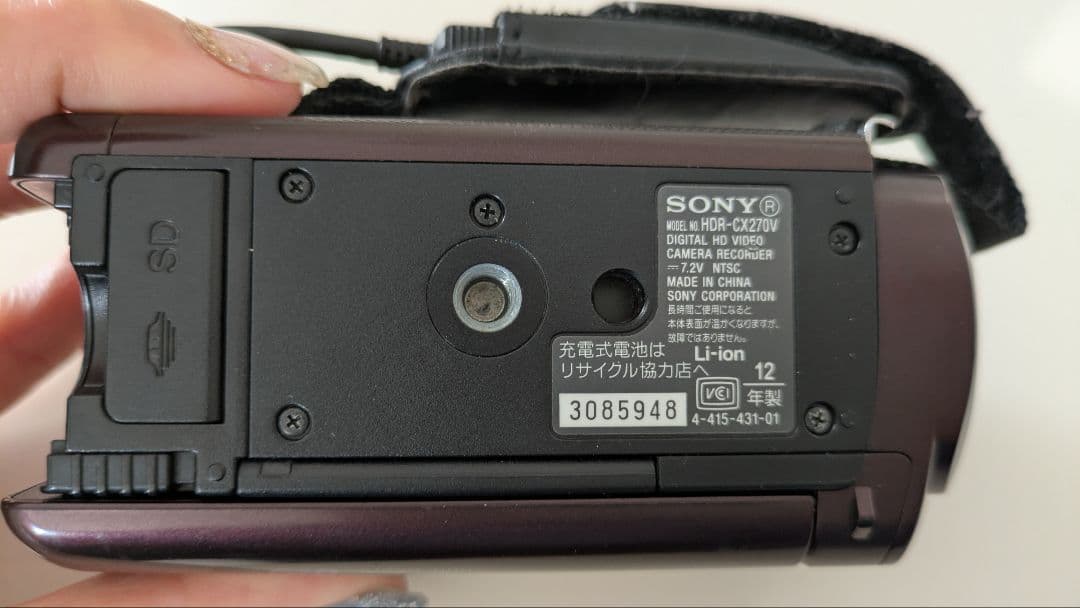 SONYデジタルビデオカメラ本体