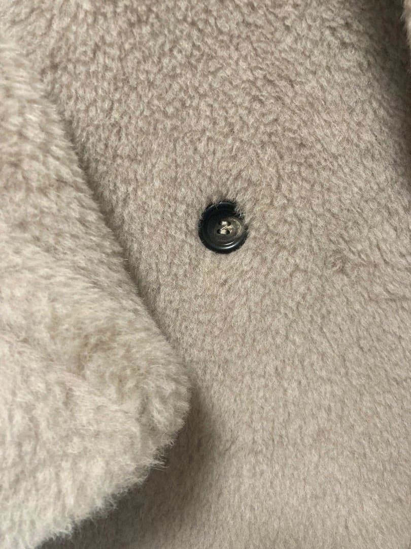 マックスマーラ テディベアショートコート OLGA サンド サイズXS