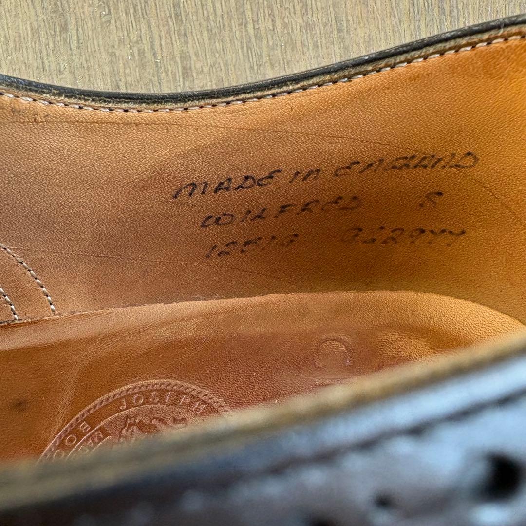 【JOSEPH CHEANEY】 WILFRED/ ブラックUK8(G)