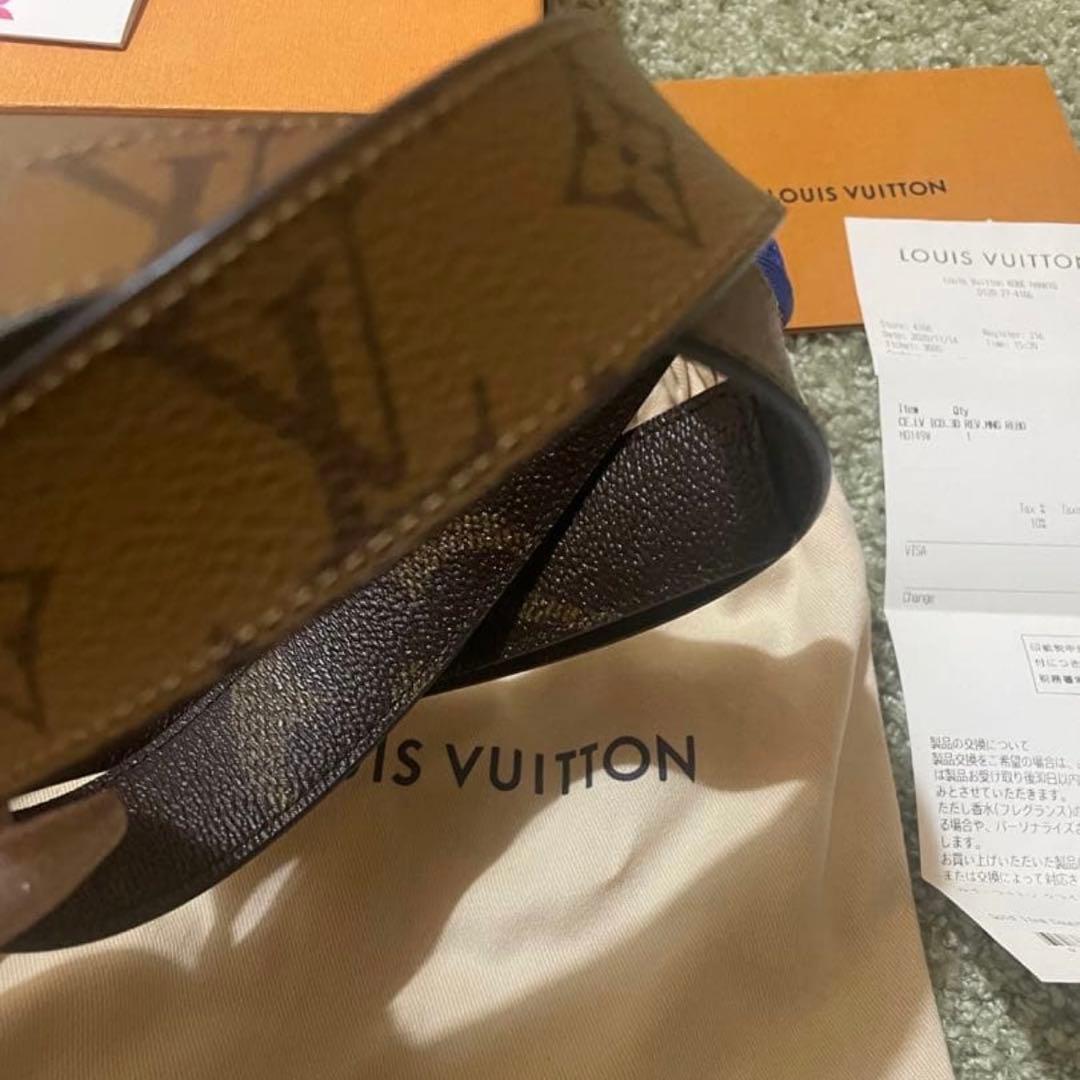 ルイヴィトン ベルト サンチュール・LV アイコニック 30 リバーシブル