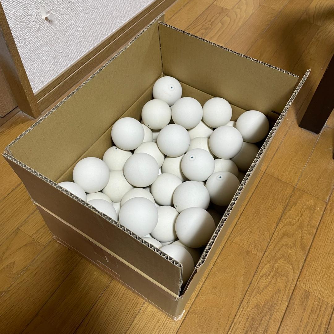 ソフトテニスボール　65球　中古　公認球　状態良し